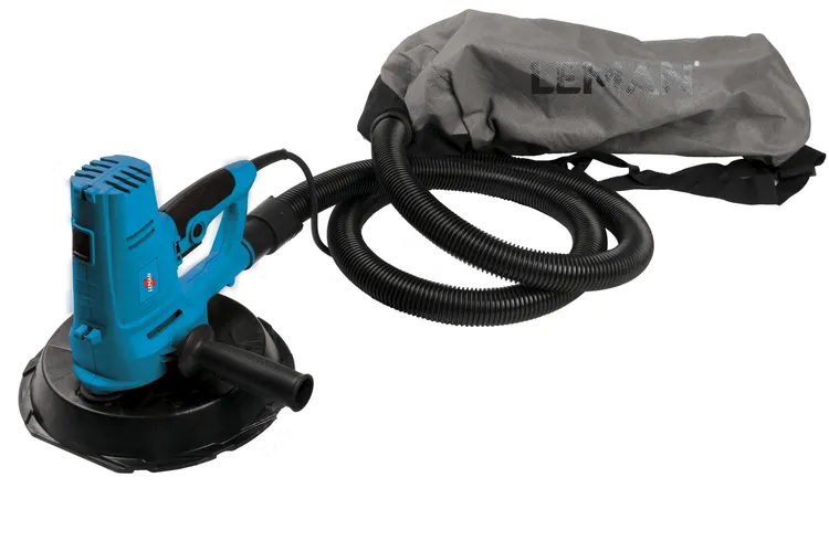 Conjunto completo de la lijadora Leman LOPOM226 con manguera y bolsa