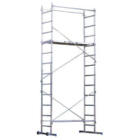 Andamio de aluminio Artub First con plataforma y ruedas