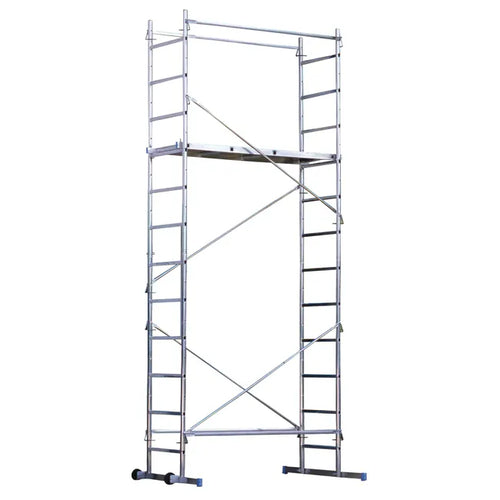 Andamio Artub First5 de aluminio de 5 metros con plataforma y ruedas
