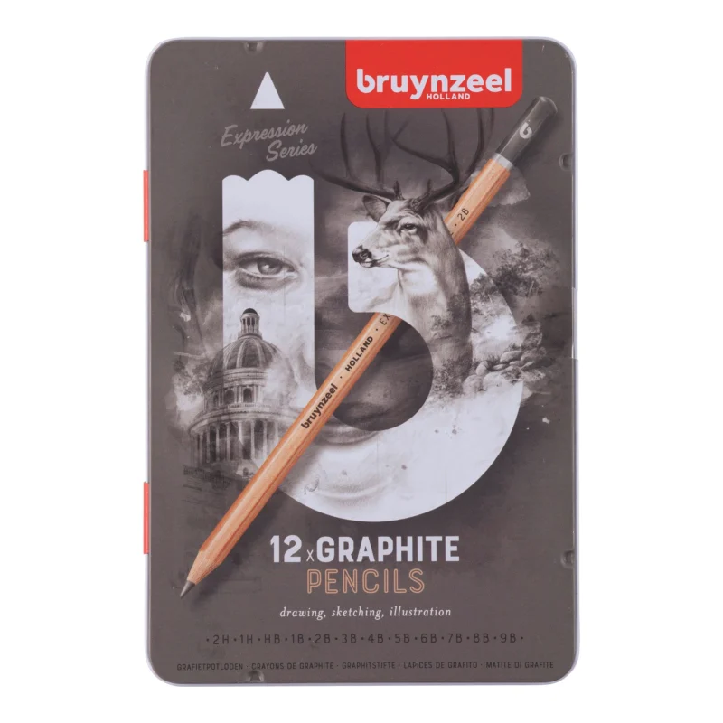Bruynzeel Estuche Metal Grafito