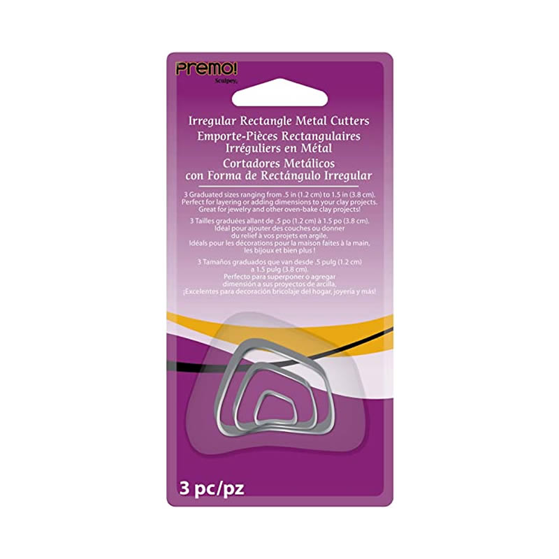 Cortadores Irregular Rectangular 6Uds