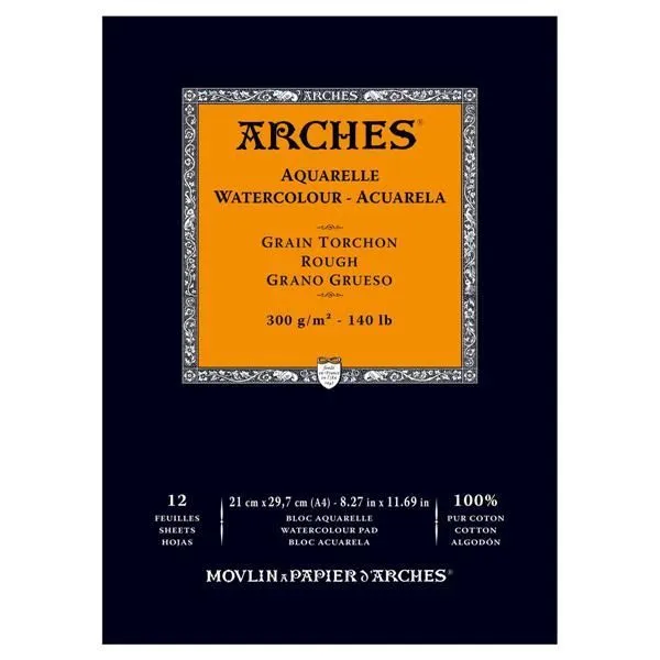 Bloc Arches Grano Grueso 300G 21X29.7CM 12H