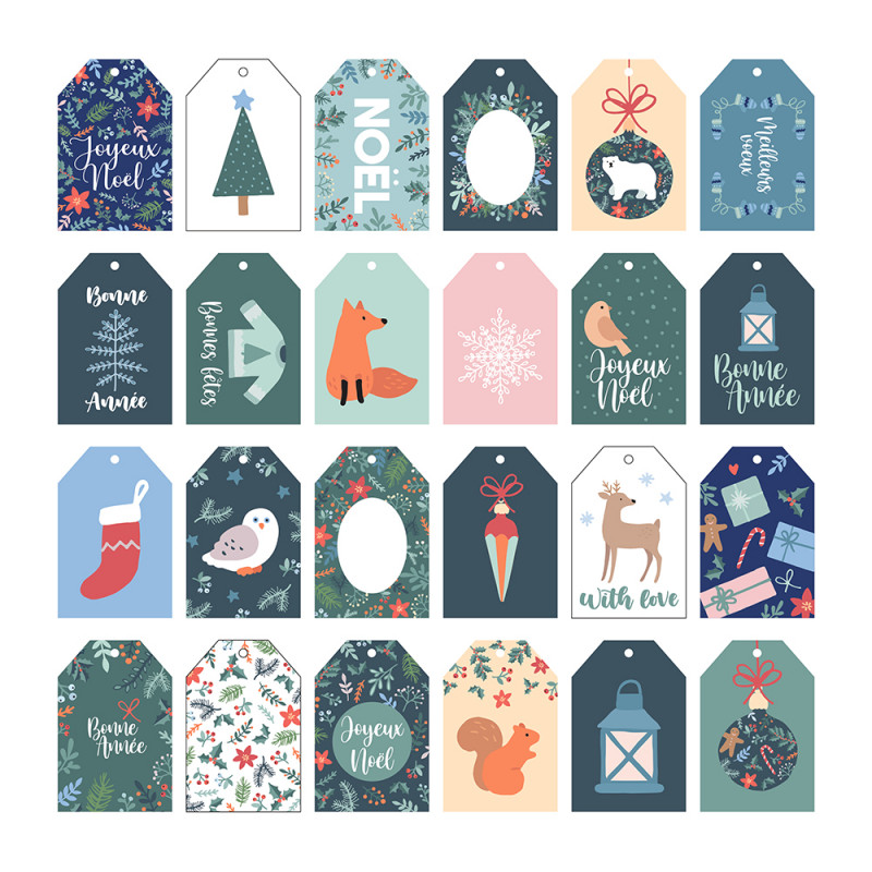 Colección Papel Scrap Navidad 60Uds - Imagen 2