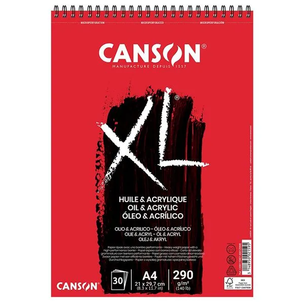 Bloc Canson XL Óleo y Acrílico