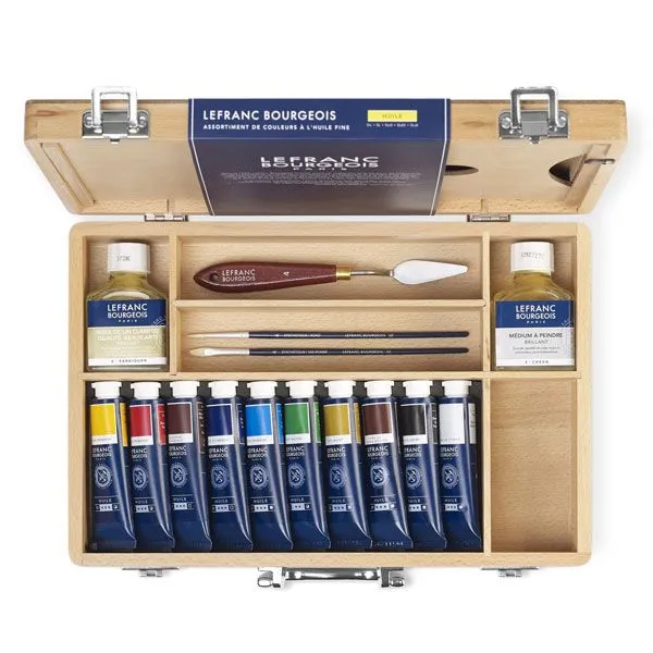 Caja Madera Óleo Lefranc Bourgeois